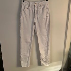 American Eagle White Skinny Stretch Jeans Size 00